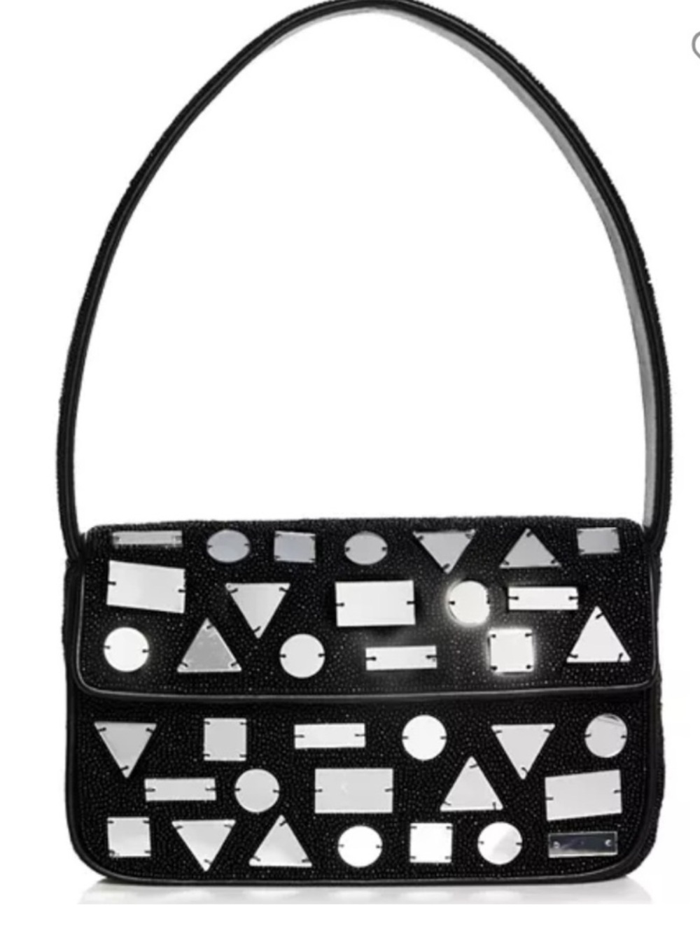 Staud Tommy mirror beaded bag
